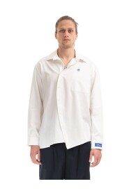 Koszula męska Ader Error Long Sleeve Shirt BLAFWLS01WH A3 (L-XL)