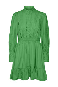 Bright Green Vero Moda Vmnova Ls High Neck Short Dress No Exp Dresses