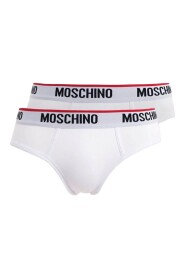 Pack 2 Briefs with Logo and Red Vivo
