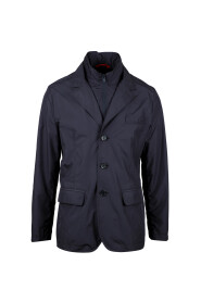 Layer Effect Single Breasted Blazer