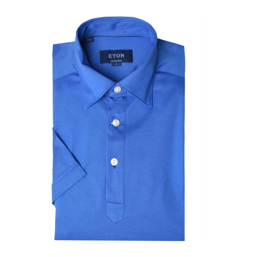 Eton Casual Overhemden Blauw Heren online kopen