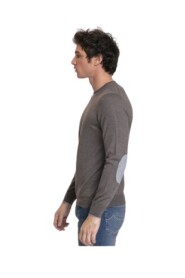 Jumper with light elbow patches