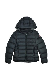 Padded down jacket with hood