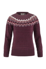 W's Övik Knit Sweater Dark Garnet