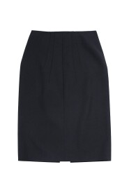 Pencil cut skirt with front slit