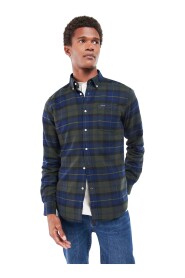 Oliven Barbour Barbour Keyloch Tailord Shirt Fritids Skjorte
