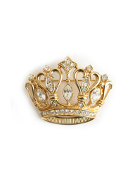 Pre-owned crown brooche
