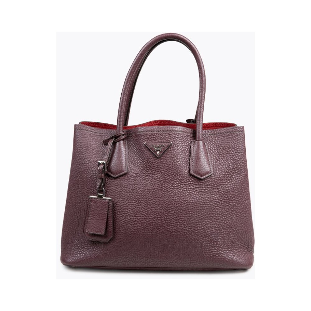 Pre-owned Medium Saffiano Cuir Double Tote