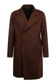 Double - breasted wool coat