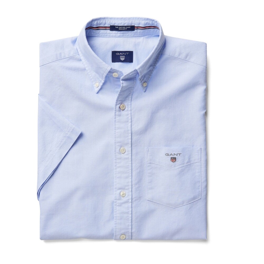 Blå Oxford Ss Regulær Regular Skjorte | Gant | Kortermede Blå The Oxford Regular Skjorte | Gant | Skjorter | Miinto.no