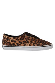 Leopard Print Low Top Sneakers Shoes