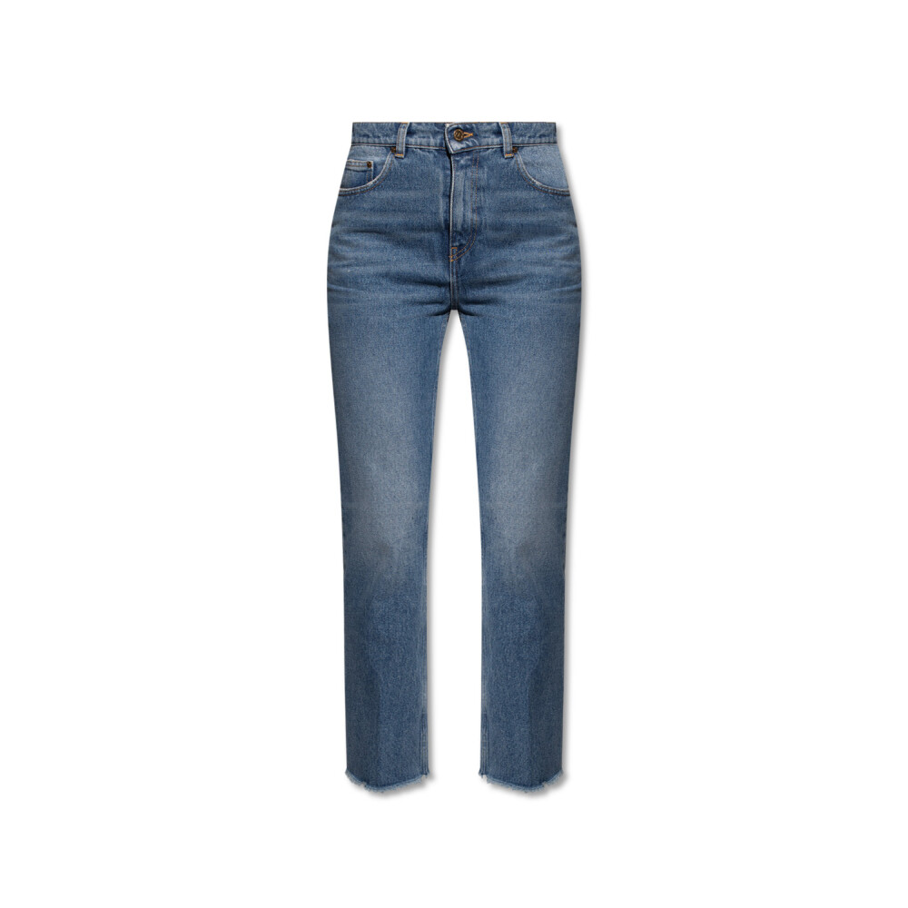 Straight Jeans Blu Miinto Donna Abbigliamento Vestiti Vestiti di jeans Taglia: W25 Donna 