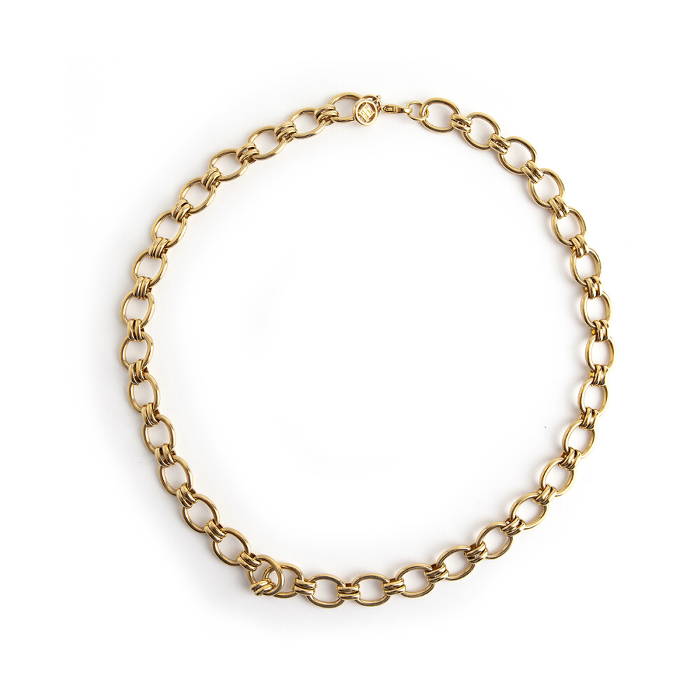 Round link necklace