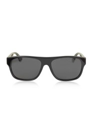 GG0341S Rectangular-frame Acetate Sunglasses