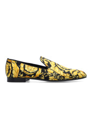 Barocco-printed loafers