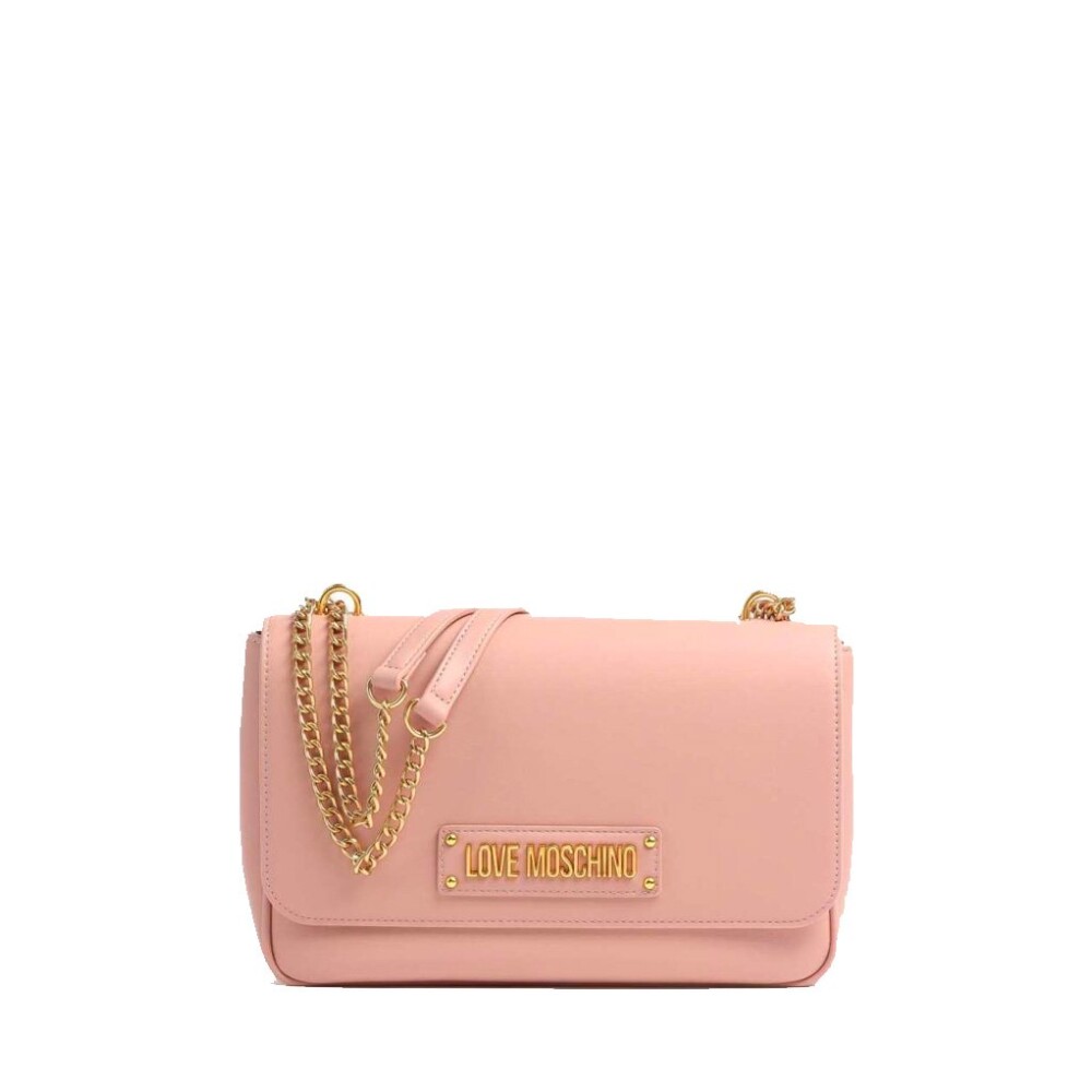 Love Moschino Shoulder bag with gold details Rosa, Dam