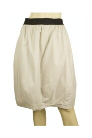 Bubble Hem Knee Length Skirt