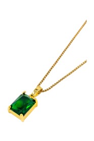 Who Is She Gem Necklace Emerald Jewelry