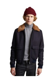 Virgin wool aviator jacket
