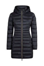 Long Down Jacket With Hood