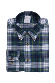 Regent Regular-fit Sport Shirt, Flannel, Button-Down Collar