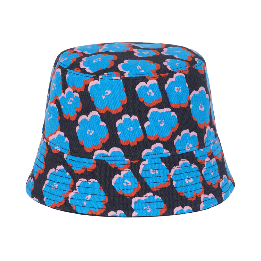 reversible floral-print bucket hat