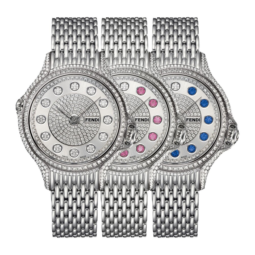 fendi crazy carats diamond watch