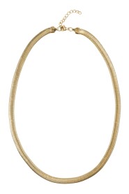 SNAKE CHAIN NECKLACE GOLD 55 CM