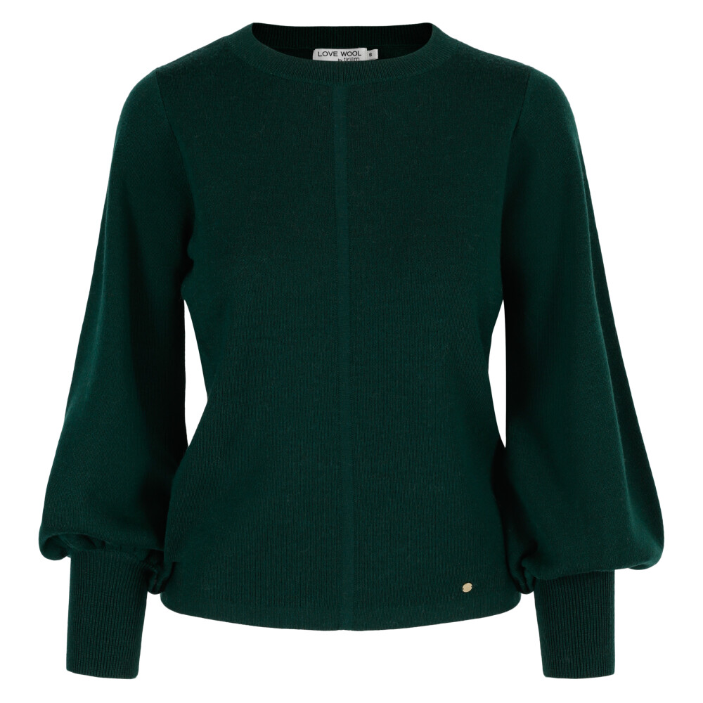 dark green ALISON MERINOULL GENSER MED PUFFERMER | tirillm ALISON MERINOULL GENSER MED PUFFERMER TirillM