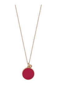 Coral Disc Necklace