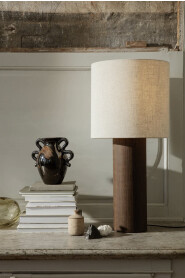 Brown Ferm Living Post Floor Lamp Base - Solid Home