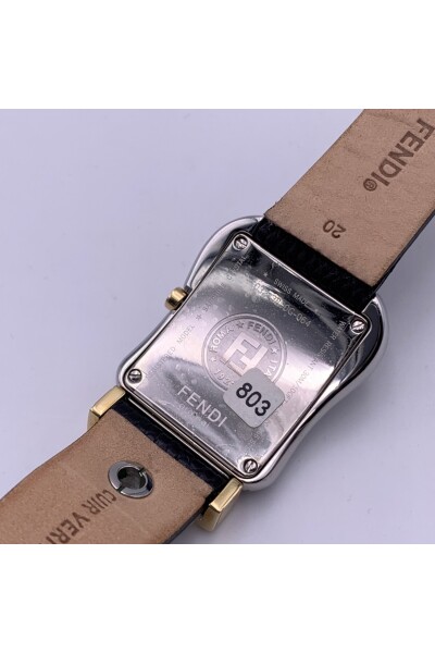 Pre-owned Stainless Steel B. Buckle Design 3800 G Watch Leather Band