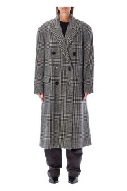 Check-Patterned Coat