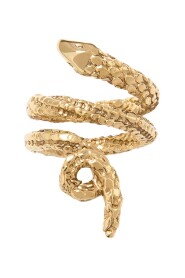 Gold Plated Snake Ring