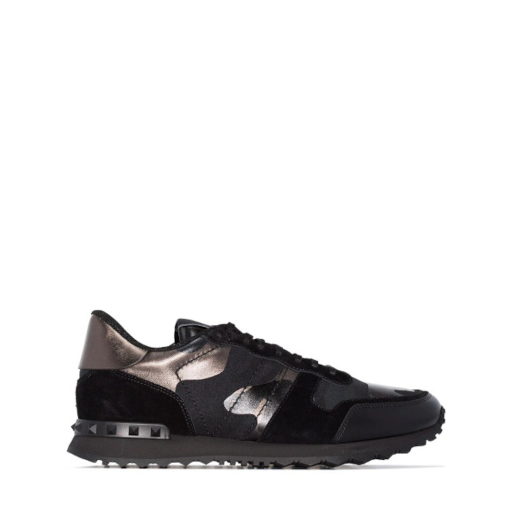 Valentino Metalllic Camouflage "Rockrunner" Sneaker
